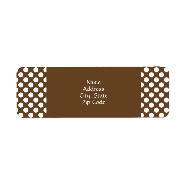 Brown and White Polka Dot (Front)