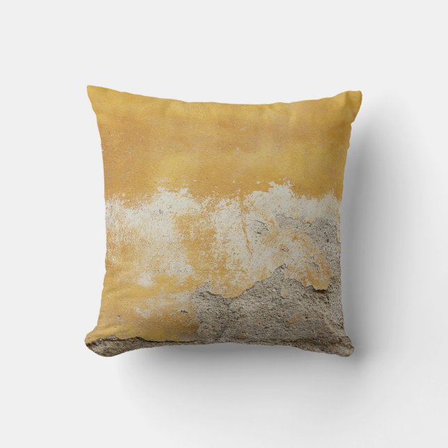 Brown and white stone fragment cushion (Front)