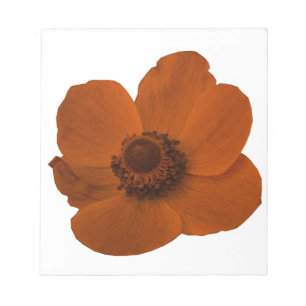 Brown Anemone Notepad