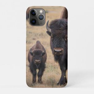 Brown Baby Bison With Mum, Case-Mate iPhone Case