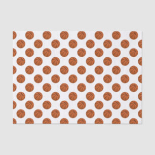 Brown Basketball Balls on White Tissue Paper