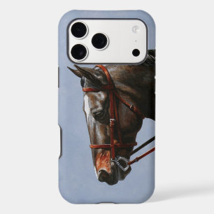 Brown Bay Oldenburg Horse Portrait