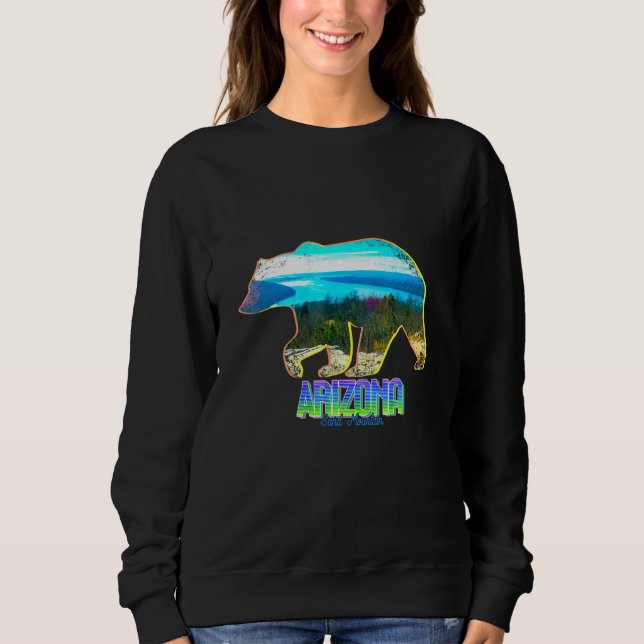Brown Bear Alabama Sand Mountain Landmark For Bear Sweatshirt (Front)