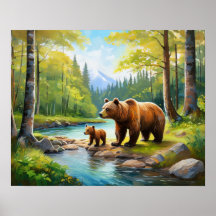 Brown Bear and Baby 2