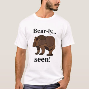 Brown Bear Animal Funny Humour Quote T-Shirt