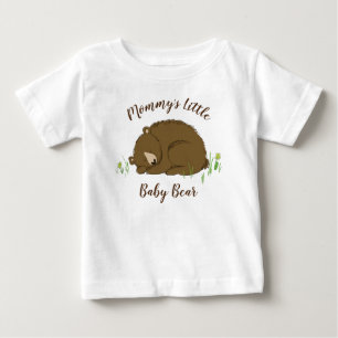 Brown Bear Baby Shower Woodland Animals Baby T-Shirt