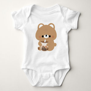Brown Bear Boba Baby Bodysuit