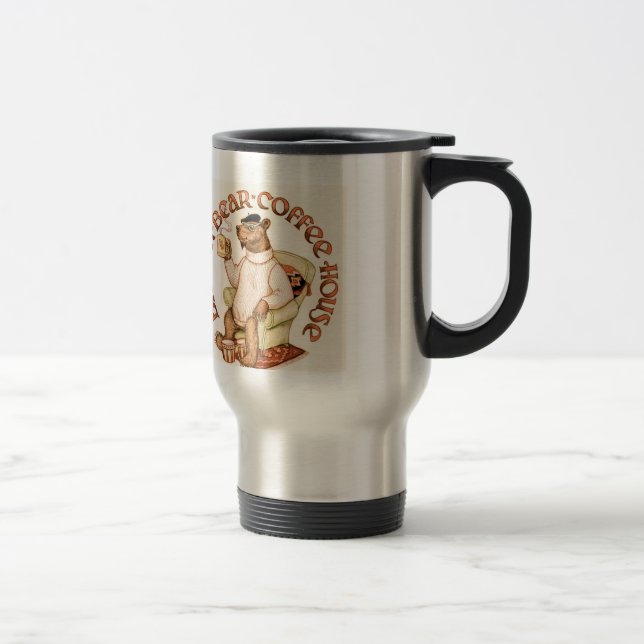 Brown Bear Coffee House Travel Mug (Right)