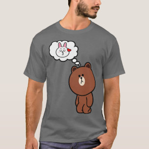 Brown Bear Cony Thinking Of You Him T-Shirt