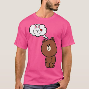 Brown Bear Cony Thinking Of You Him T-Shirt