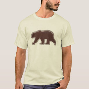 Brown Bear - customise colour t-shirt