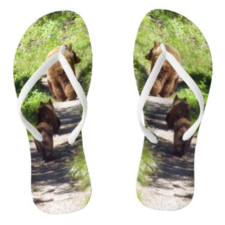 Brown Bear Family Jandals