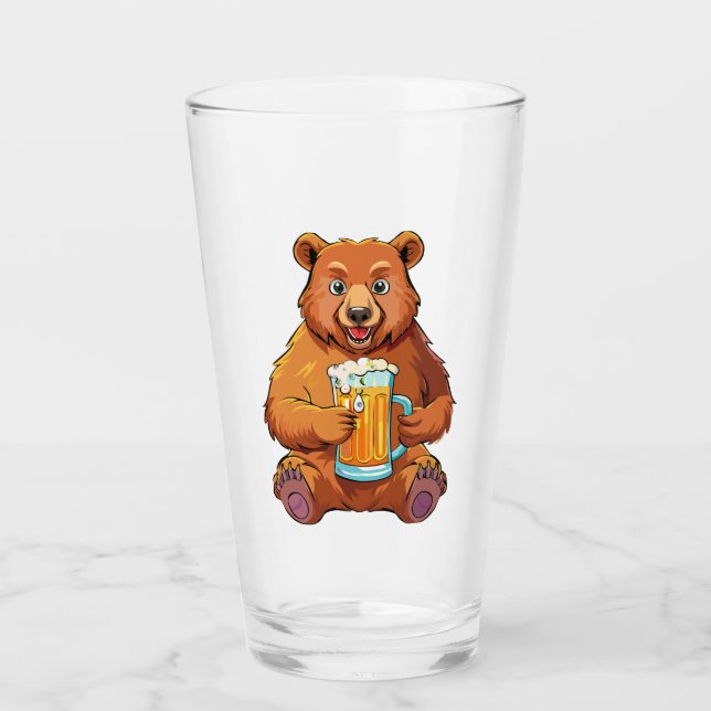 Brown bear glass (Front)