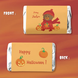 Brown Bear Halloween Trick-or-Treat Candy Favours