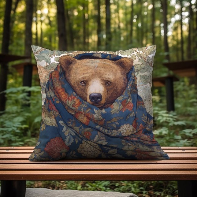 Brown Bear In A Blanket Cushion (Creator Uploaded)