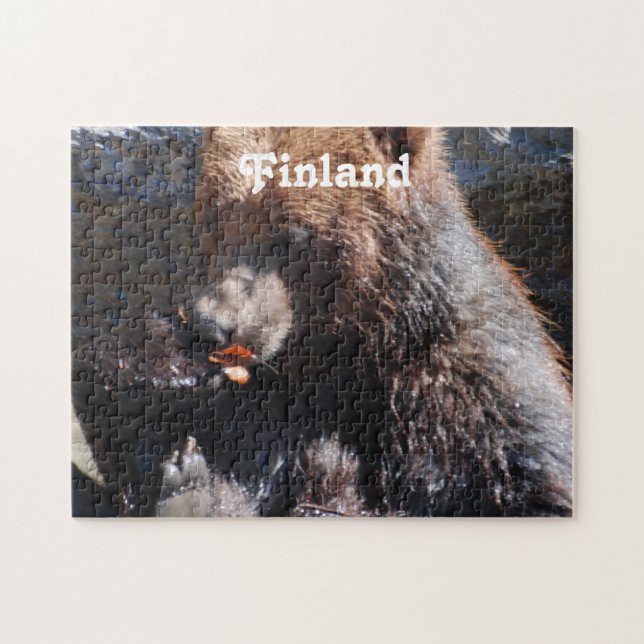 Brown Bear in Finland Jigsaw Puzzle (Horizontal)