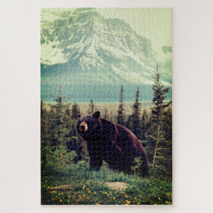Brown Bear in the Mountains  Jigsaw Puzzle