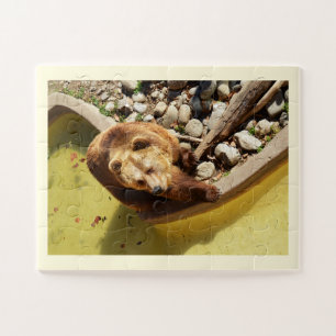 Brown bear jigsaw puzzle