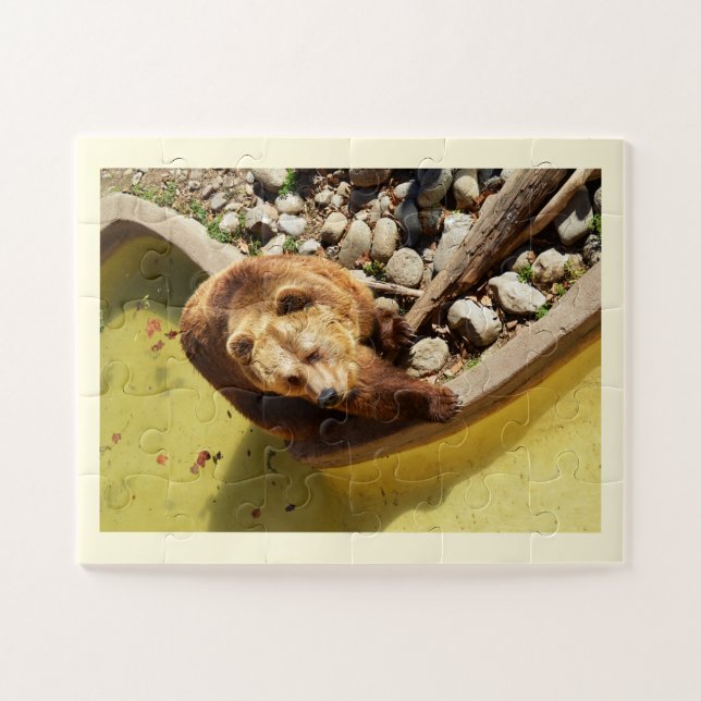 Brown bear jigsaw puzzle (Horizontal)