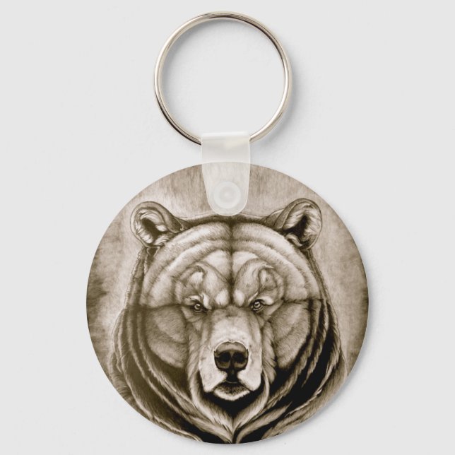Brown Bear Key Ring (Front)