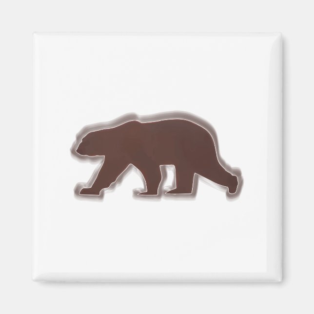 Brown Bear Magnet (Front)