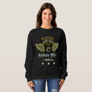 Brown Bear motorclub soul, Elegant and Cool Sweatshirt