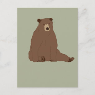 Brown Bear Postcard