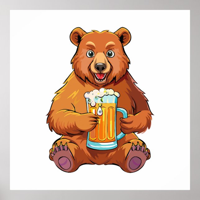 Brown bear poster (Front)