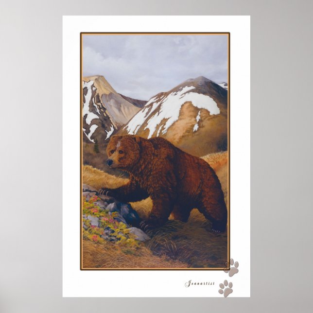 brown bear poster (Front)