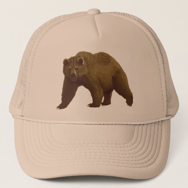 Brown Bear Trucker Hat (Front)