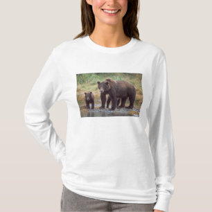brown bear, Ursus arctos, grizzly bear, Ursus 3 T-Shirt