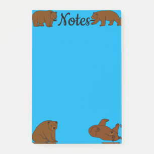 Brown Bears Post-it Notes