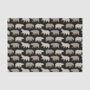 Brown Bears Tissue Paper