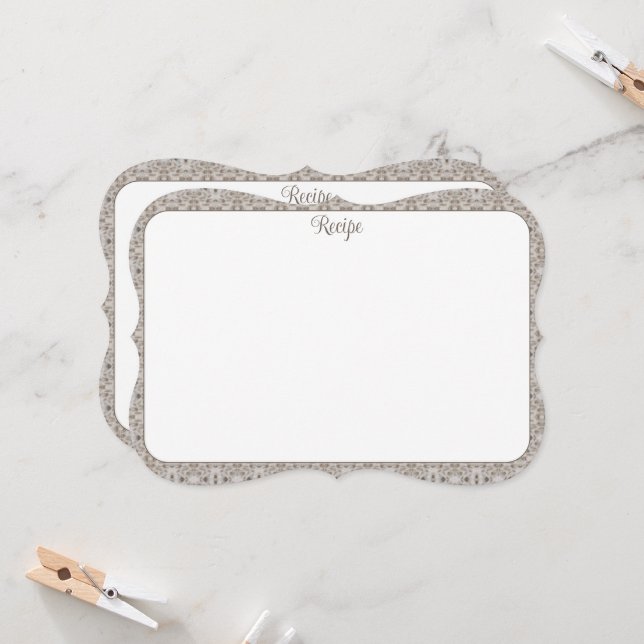 Brown Beige And White Fancy (Front/Back In Situ)