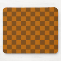 Brown Beige Chequered Block Print