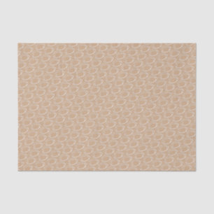 Brown Beige Football  Tissue Paper