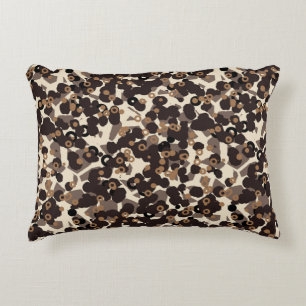 brown beige tan abstract decorative cushion