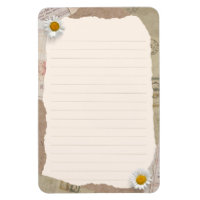 Brown Beige Vintage Scrapbook Lined Notes