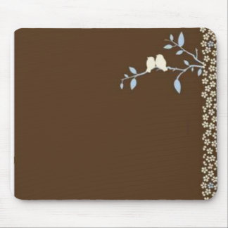 brown bird mouse pad