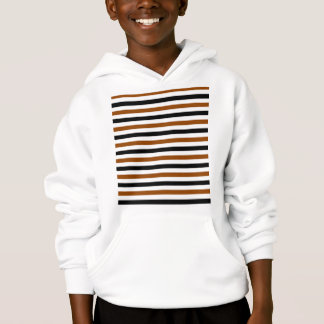Brown Black and white stripes design