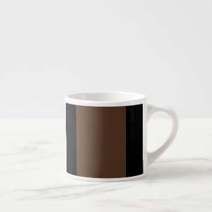 Brown, black and white stripes  espresso cup