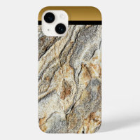 Brown Black Gold Marble Pattern iPhone / Android