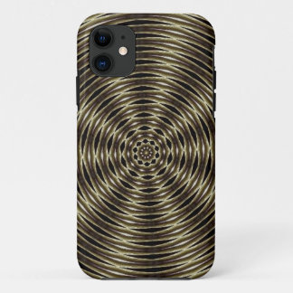 Brown & black spiral design Case-Mate iPhone case