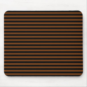 Brown Black Stripes Seamless Pattern Mouse Pad