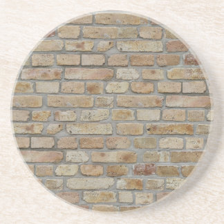 Brown Brick Wall A Novelty Design  Coaster