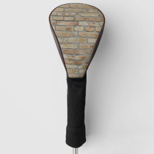 Brown Brick Wall A Novelty Design Golf Head Cover