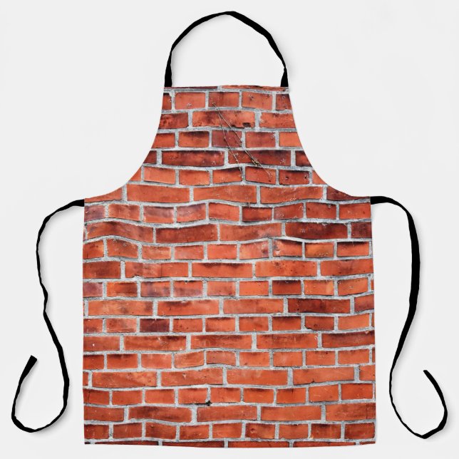 Brown brick wall apron (Front)