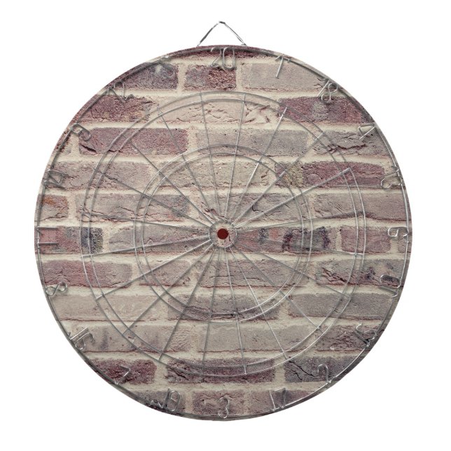 Brown Brick Wall Dartboard (Front)