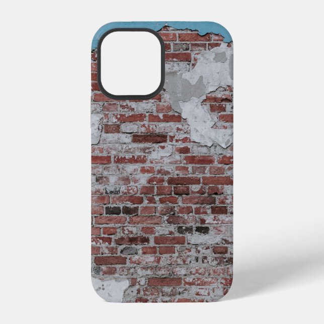 Brown brick wall iPhone case (Back)