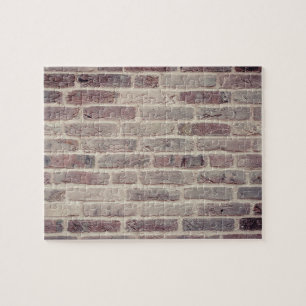 Brown Brick Wall Jigsaw Puzzle